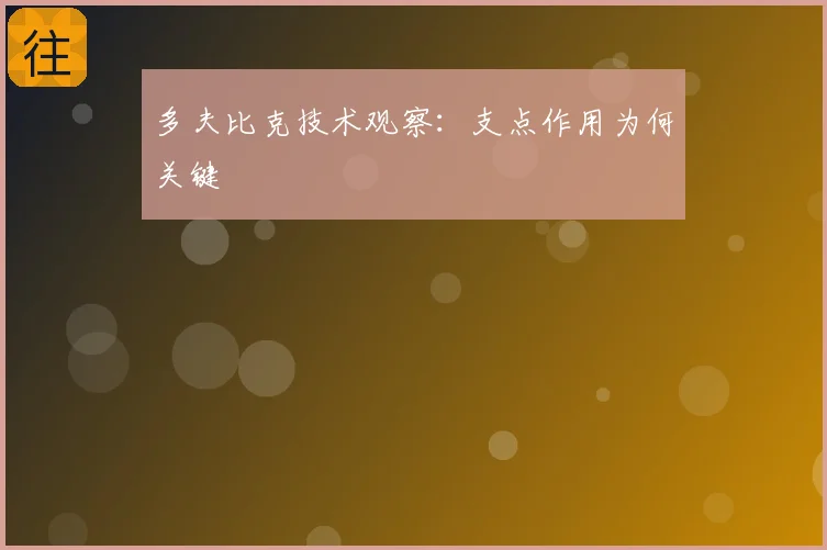 多夫比克技术观察：支点作用为何关键